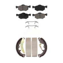 Load image into Gallery viewer, Front Rear Ceramic Brake Pads And Drum Shoes Kit For Ford Escape Mercury Mariner
