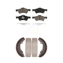 Load image into Gallery viewer, Front Rear Ceramic Brake Pads &amp; Drum Shoes Kit For Dodge Chrysler Town Country