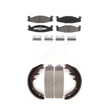 Load image into Gallery viewer, Front Rear Ceramic Brake Pads And Drum Shoe Kit For Ford F-150 Bronco E-150 Club