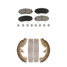 Charger l'image dans la galerie, Front Rear Ceramic Brake Pads &amp; Drum Shoes Kit For 2006-2008 Suzuki Grand Vitara