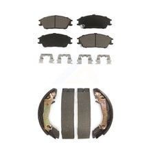 Charger l'image dans la galerie, Front Rear Ceramic Brake Pads And Drum Shoes Kit For Hyundai Accent Excel Scoupe