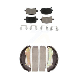 Front Rear Ceramic Brake Pads And Drum Shoes Kit For Chevrolet HHR