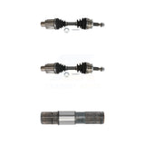 Front CV Axle Drive Shaft Assembly & Intermediate Kit For Dodge Dakota Durango 4WD KCV-100379
