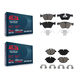 Front Rear Ceramic Brake Pads Kit For BMW 528i xDrive