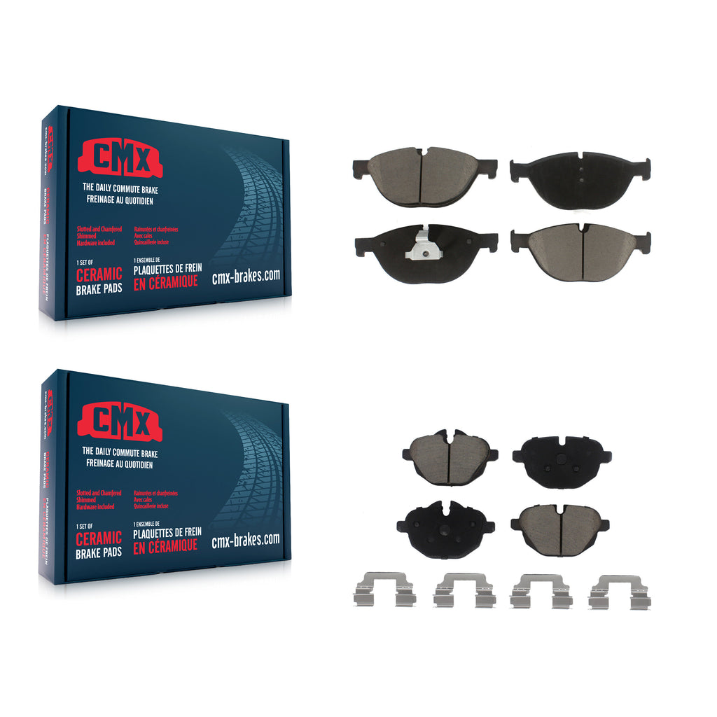 Front Rear Ceramic Brake Pads Kit For BMW 528i xDrive With Performance Brakes