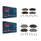 Front Rear Ceramic Brake Pads Kit For Chevrolet Uplander Pontiac Montana Buick
