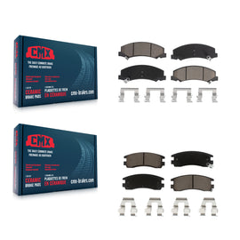 Front Rear Ceramic Brake Pad Kit For Chevrolet Impala Buick LaCrosse Monte Carlo