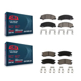 Front Rear Ceramic Brake Pad Kit For Chevrolet Impala Buick LaCrosse Monte Carlo