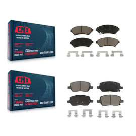 Front Rear Ceramic Brake Pads Kit For 2005 Pontiac Montana FWD