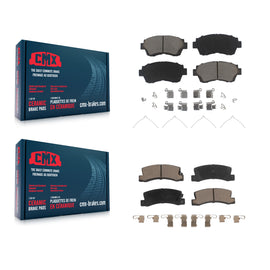 Front Rear Ceramic Brake Pads Kit For Toyota Camry Lexus ES300 Celica