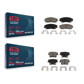 Front Rear Ceramic Brake Pads Kit For Dodge Charger Chrysler 300 Challenger