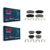 Front Rear Ceramic Brake Pads Kit For Dodge Charger Chrysler 300 Challenger