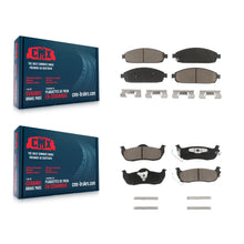 Load image into Gallery viewer, Front Rear Ceramic Brake Pads Kit For Jeep Grand Cherokee Commander