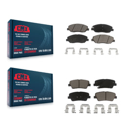 Front Rear Ceramic Brake Pads Kit For Kia Sedona Hyundai Santa Fe Entourage XL