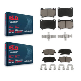 Front Rear Ceramic Brake Pads Kit For Hyundai Genesis Equus