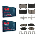 Front Rear Ceramic Brake Pads Kit For Hyundai Genesis Equus