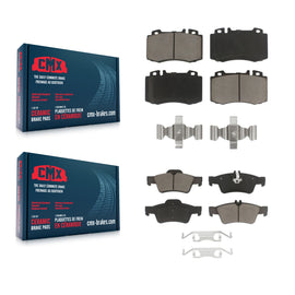 Front Rear Ceramic Brake Pads Kit For Mercedes-Benz E350 SL500 E500 SL550 CLS550