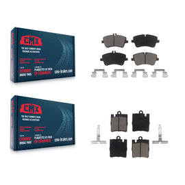 Front Rear Ceramic Brake Pads Kit For Mercedes-Benz C240 CLK350 C320 C280 CLK320