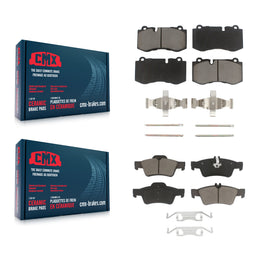 Front Rear Ceramic Brake Pads Kit For Mercedes-Benz S550 SL550 CL550 S600 S350