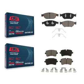 Front Rear Ceramic Brake Pads Kit For Audi A6 Quattro A7 A8