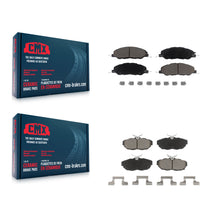 Load image into Gallery viewer, Front Rear Ceramic Brake Pads Kit For Ford Mustang