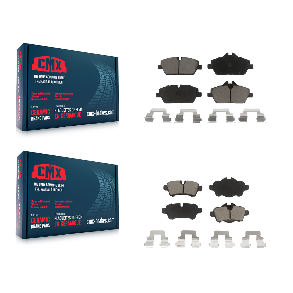 Front Rear Ceramic Brake Pads Kit For Mini Cooper With 280mm Diameter Rotor