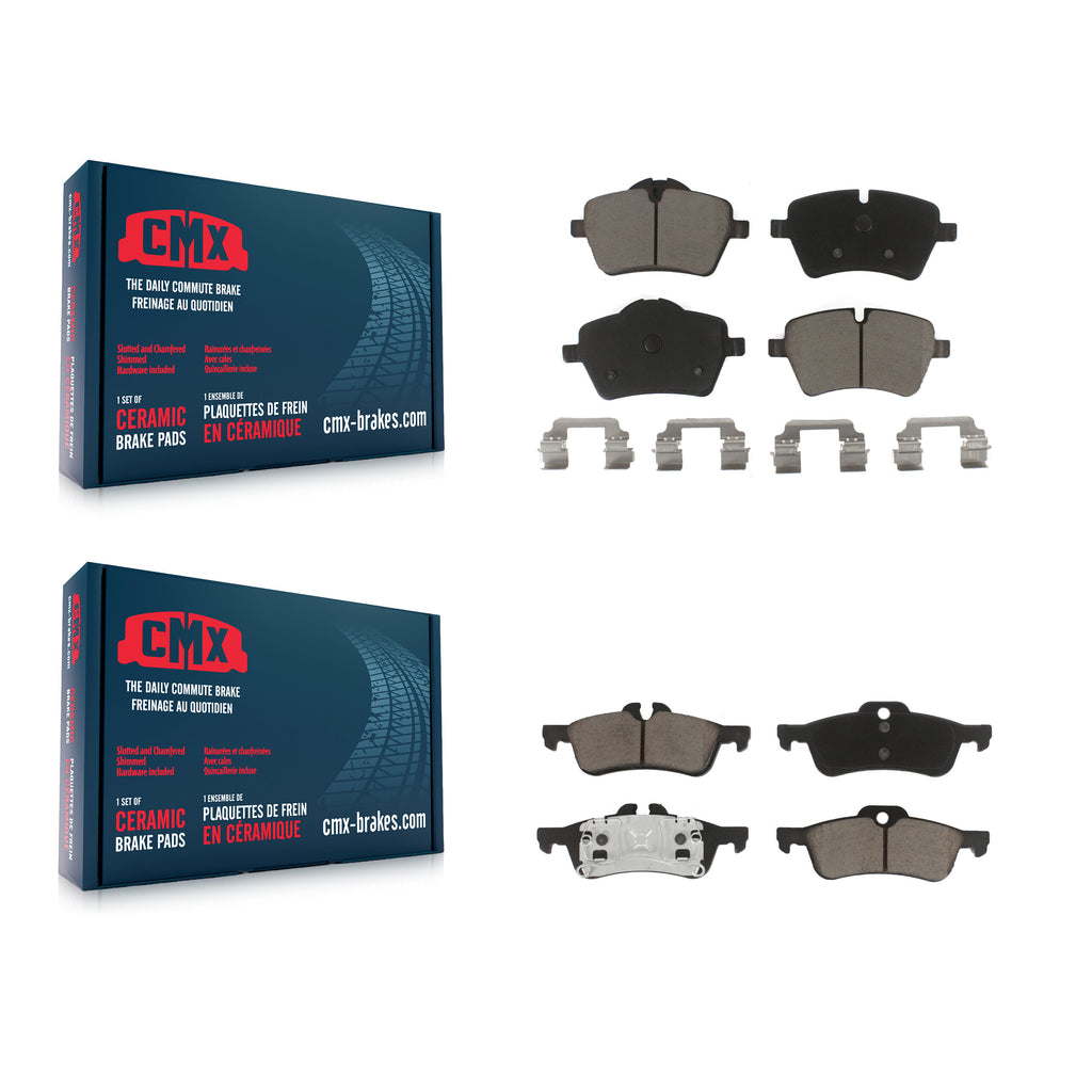 Front Rear Ceramic Brake Pads Kit For Mini Cooper With 294mm Diameter Rotor