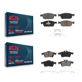 Front Rear Ceramic Brake Pads Kit For 2013-2018 Ford Focus ST