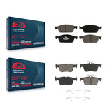 Front Rear Ceramic Brake Pads Kit For Ford Escape Lincoln MKC