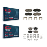 Front Rear Ceramic Brake Pads Kit For Honda Accord Acura TL TSX RL CL