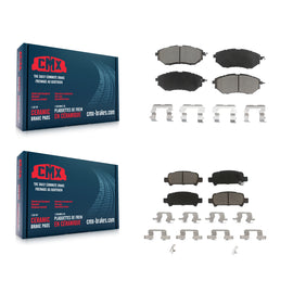 Front Rear Ceramic Brake Pads Kit For Subaru Legacy