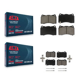 Front Rear Ceramic Brake Pads Kit For Tesla S Hyundai Genesis Coupe