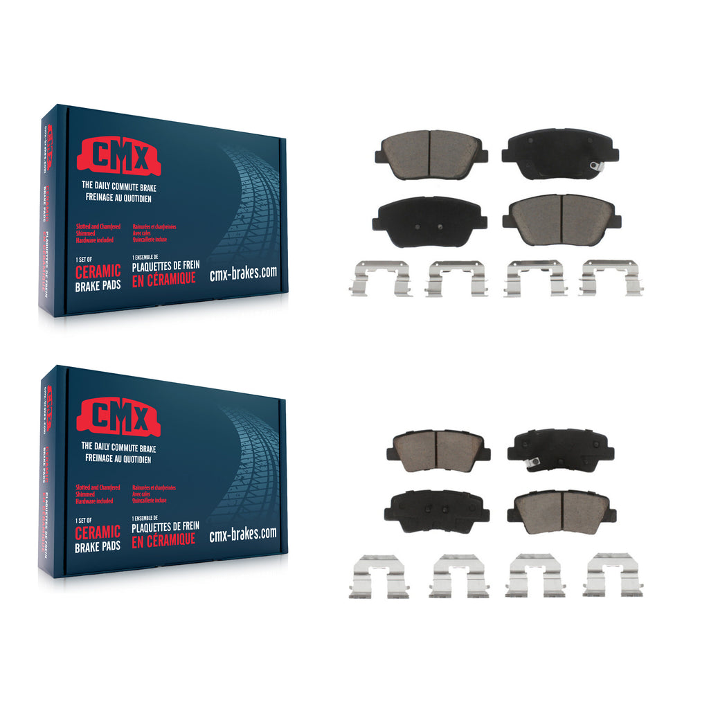 Front Rear Ceramic Brake Pads Kit For Kia Optima With Electric Parking