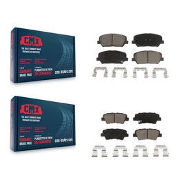 Front Rear Ceramic Brake Pads Kit For Kia Forte Forte5 Koup