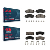 Front Rear Ceramic Brake Pads Kit For Buick Rendezvous Chevrolet Venture Pontiac