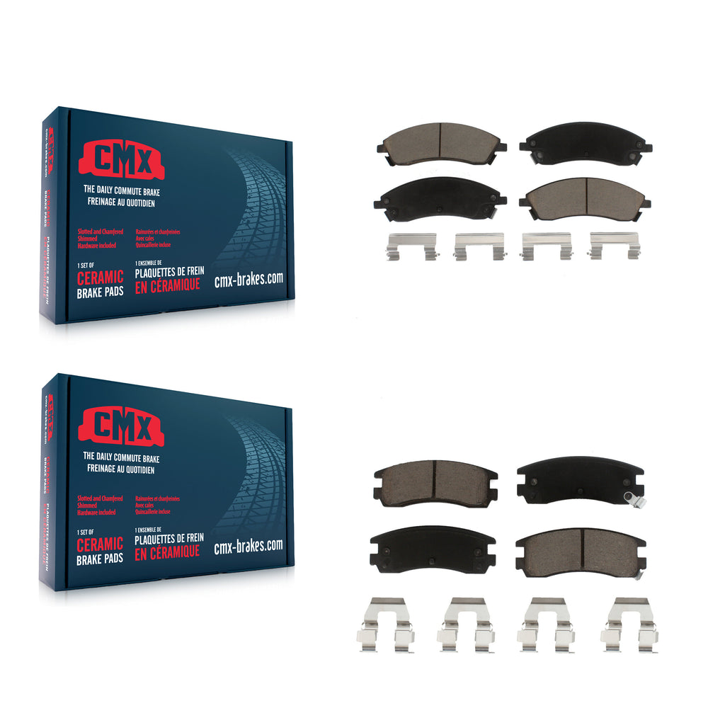 Front Rear Ceramic Brake Pads Kit For 2004 Pontiac Bonneville GXP