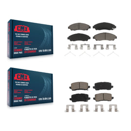 Front Rear Ceramic Brake Pads Kit For 2014-2020 Acura RLX Sport Hybrid SH-AWD