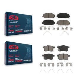 Front Rear Ceramic Brake Pads Kit For Honda Accord