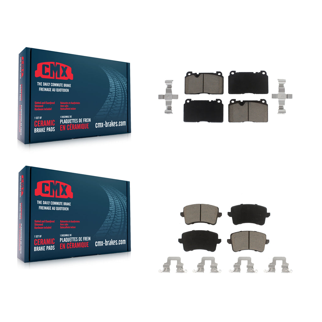Front Rear Ceramic Brake Pads Kit For Audi Q5