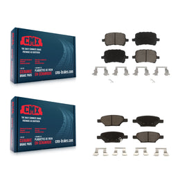 Front Rear Ceramic Brake Pads Kit For Chevrolet Malibu Pontiac G6 Cobalt Saturn