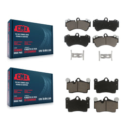 Front Rear Ceramic Brake Pads Kit For Porsche Cayenne Volkswagen Touareg