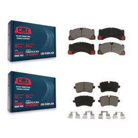 Front Rear Ceramic Brake Pads Kit For Porsche Macan