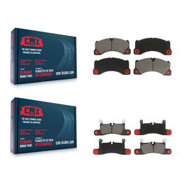 Front Rear Ceramic Brake Pads Kit For Porsche Cayenne Volkswagen Touareg