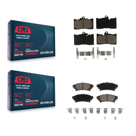 Front Rear Ceramic Brake Pads Kit For Lexus GS350 IS300 IS200t IS350 RC350 RC300