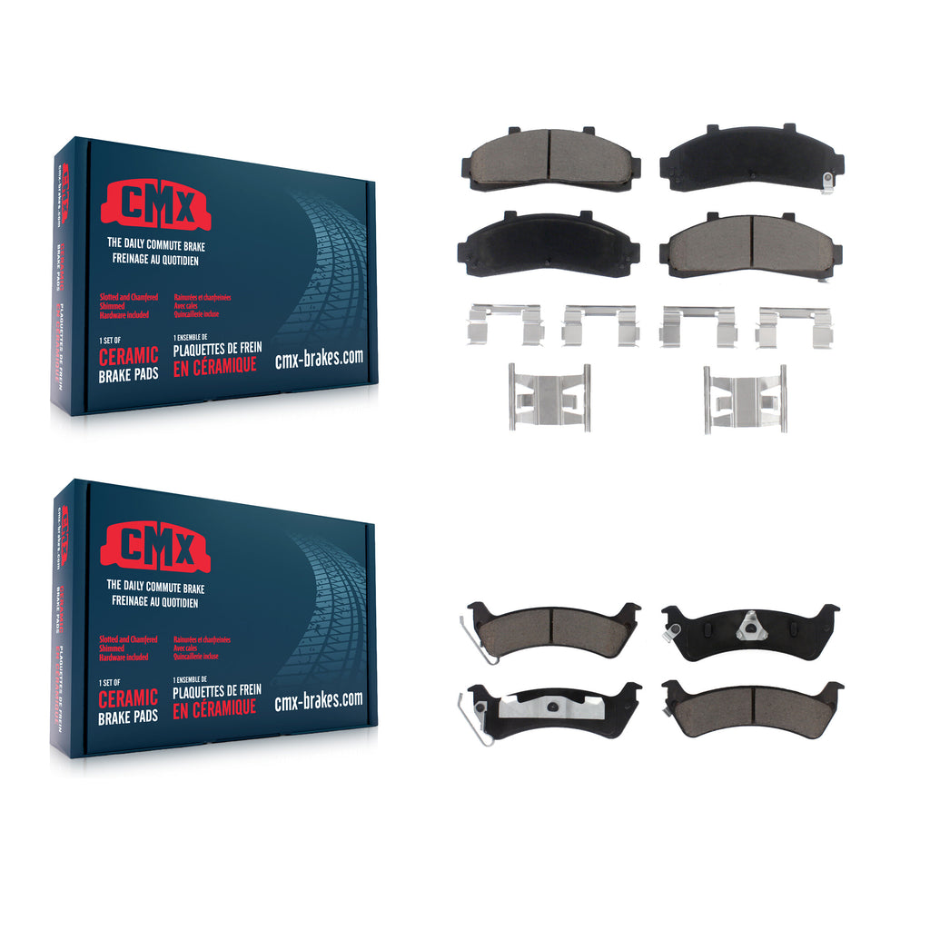 Front Rear Ceramic Brake Pads Kit For 2001 Ford Explorer From 01 02