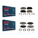 Front Rear Ceramic Brake Pads Kit For Mazda CX-5