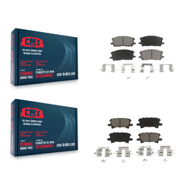 Front Rear Ceramic Brake Pads Kit For Lexus Toyota Highlander RX350 RX330 RX400h