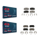 Front Rear Ceramic Brake Pads Kit For Lexus Toyota Highlander RX350 RX330 RX400h