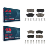Front Rear Ceramic Brake Pads Kit For Hyundai Tucson Kia Sportage FWD