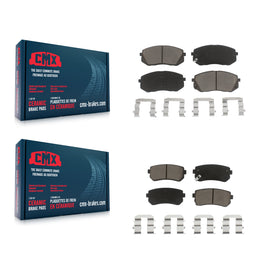 Front Rear Ceramic Brake Pads Kit For Hyundai Tucson Kia Sportage Cadenza